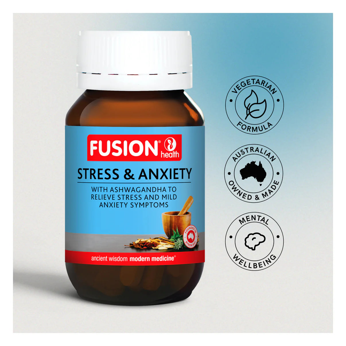Fusion Health Stress Anxiety 30 Tablets