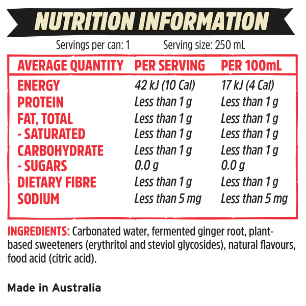 Remedy Ginger Beer Original 4x250mL