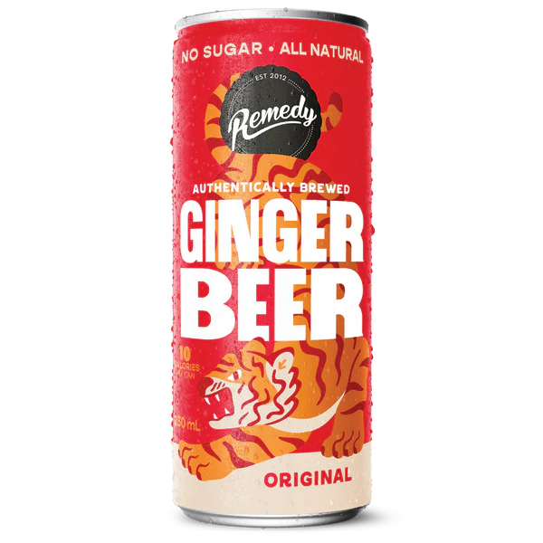 Remedy Ginger Beer Original 4x250mL