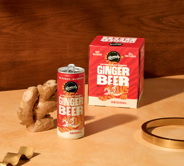 Remedy Ginger Beer Original 4x250mL