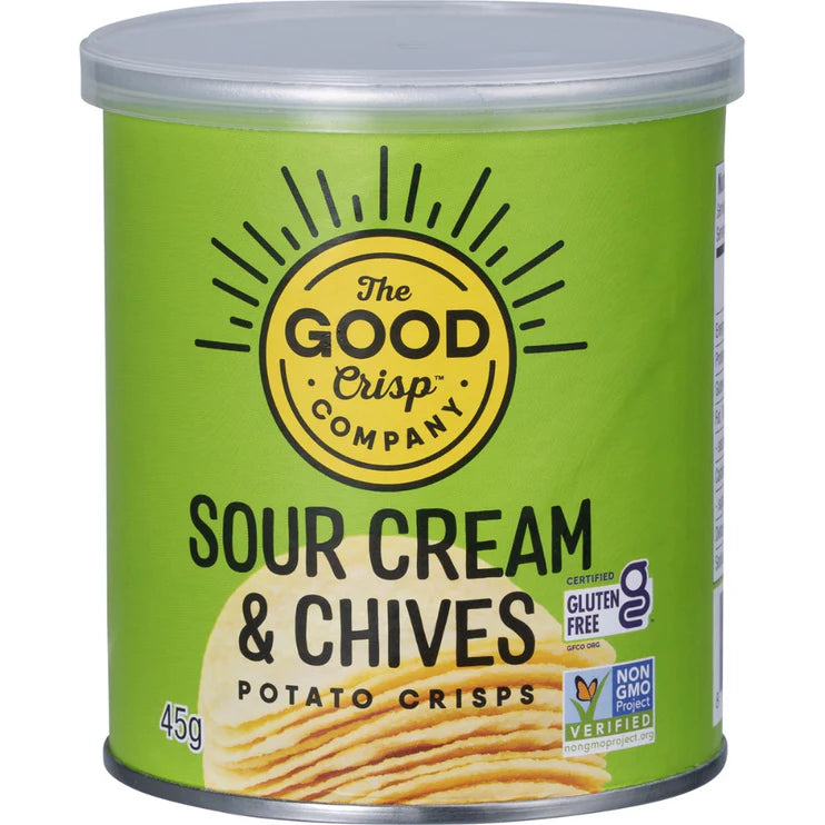The Good Crisp Company Sour Cream & Onion Potato Crisps 45g