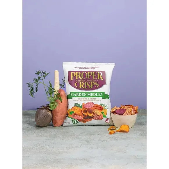 Proper Crisps Chips Garden Medley 100g