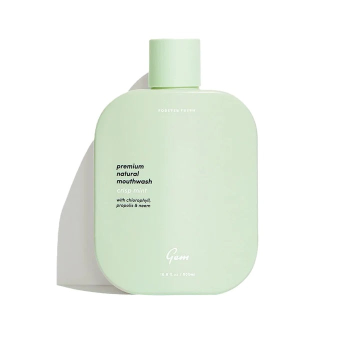 Gem Mouthwash Crisp Mint 500ml