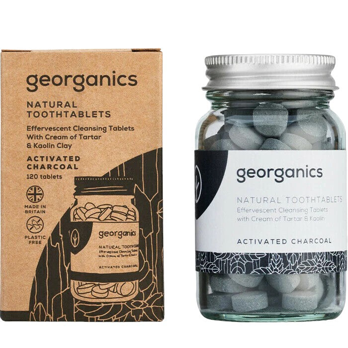 Georganics Activated Charcoal 120 Tabs