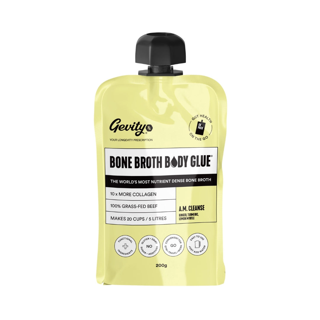 Gevity RX Bone Broth Body Glue A.M Cleanse 200g