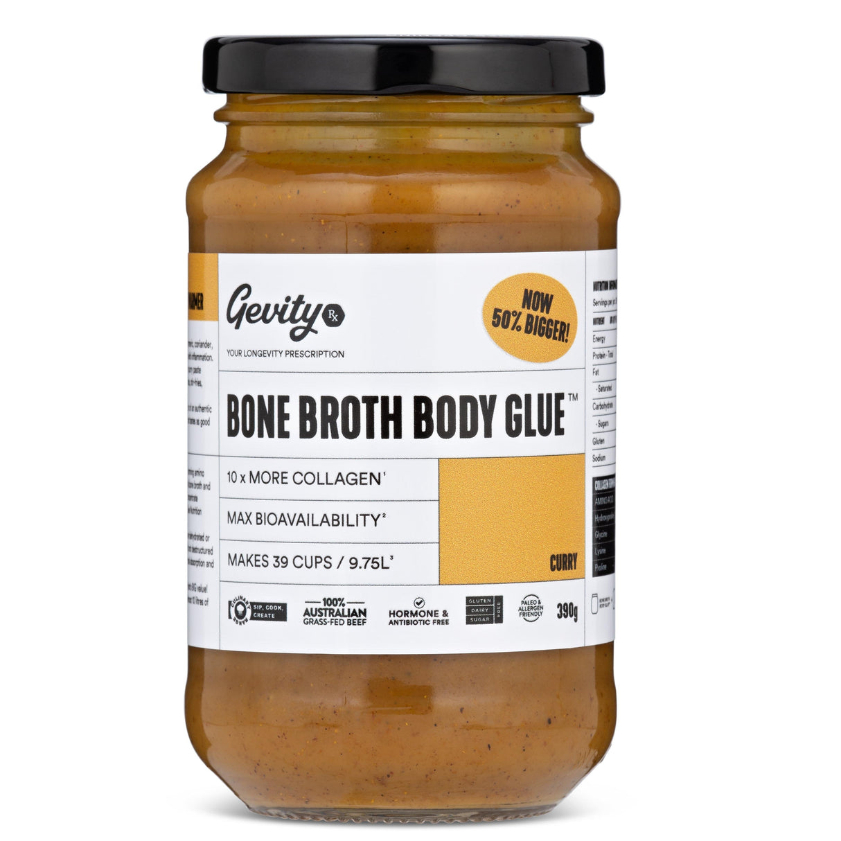 Gevity RX Bone Broth Body Glue Curry 260g