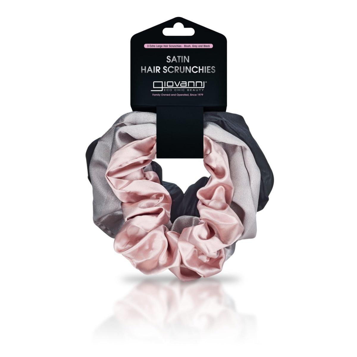 Giovanni Hair Scrunchies X3 (B,g,blk)
