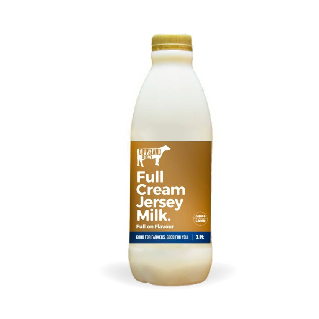 Gippsland Jersey Full Cream Jersey Milk 1L