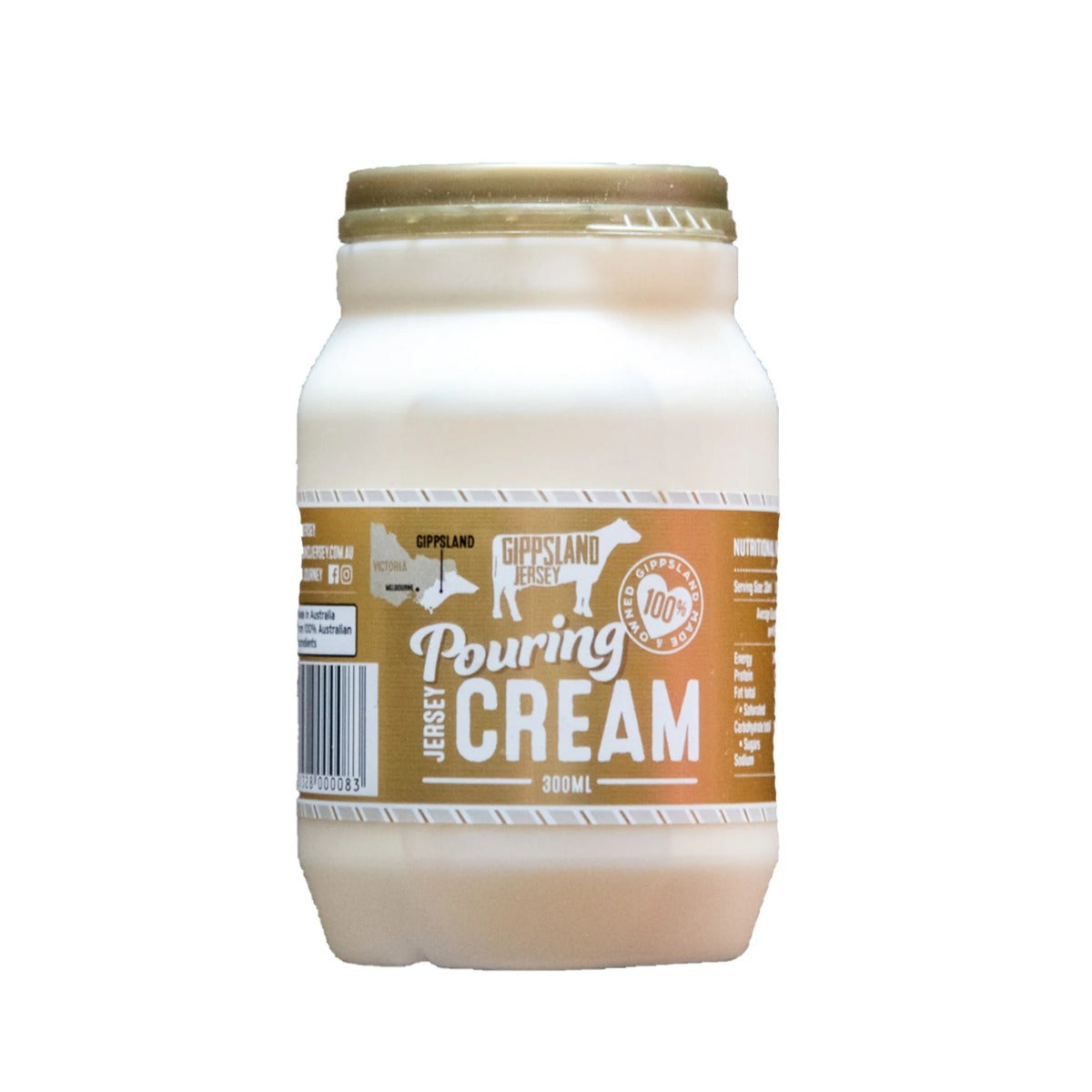Gippsland Jersey Pouring Cream 300ml