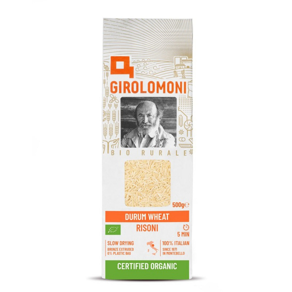 Girolomoni Durum Wheat Risoni 500g