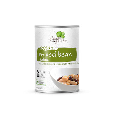 Global Organics Bean Mixed Salad Can 400g