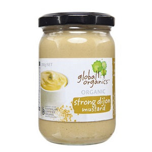 Global Organics Mustard Strong Dijon 200g