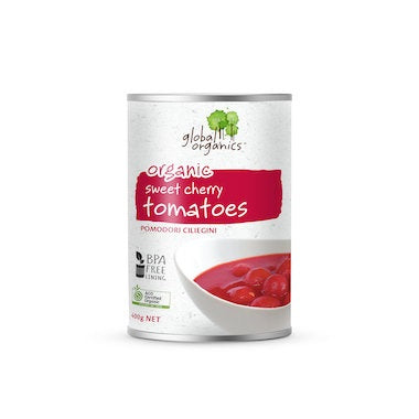 Global Organics Sweet Cherry Tomato Can 400g