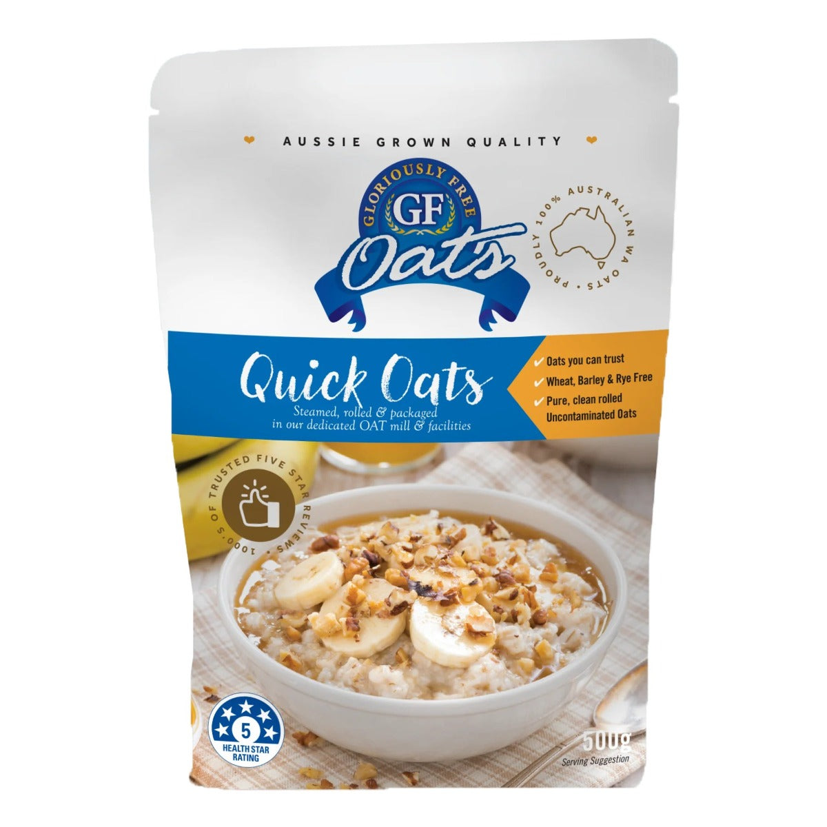Gloriously Free Quick Oats 450g