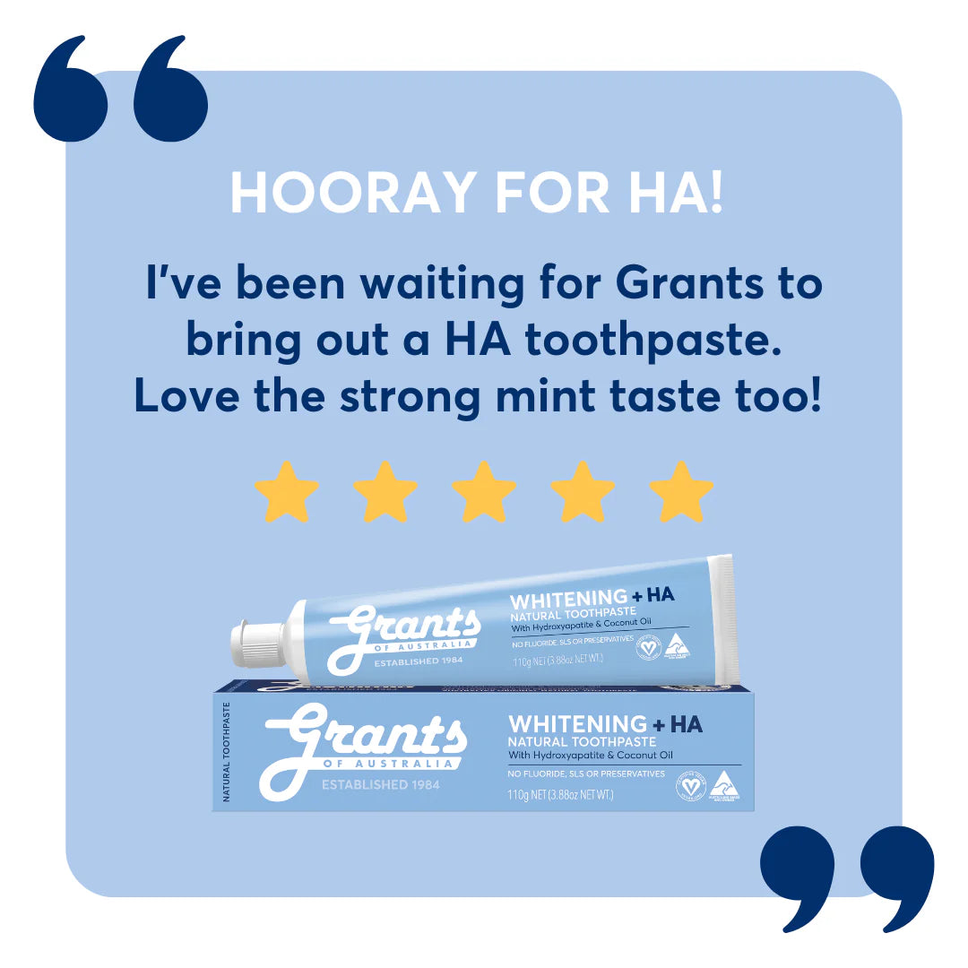 Grants of Australia Toothpaste Whitening+HA 110g