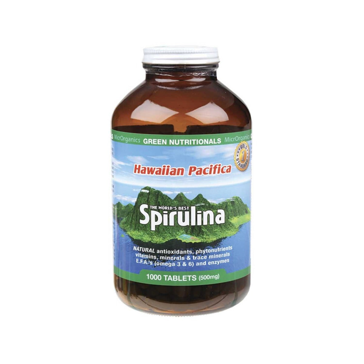 Green Nutritionals Green Hawaiian Spirulina 1000t
