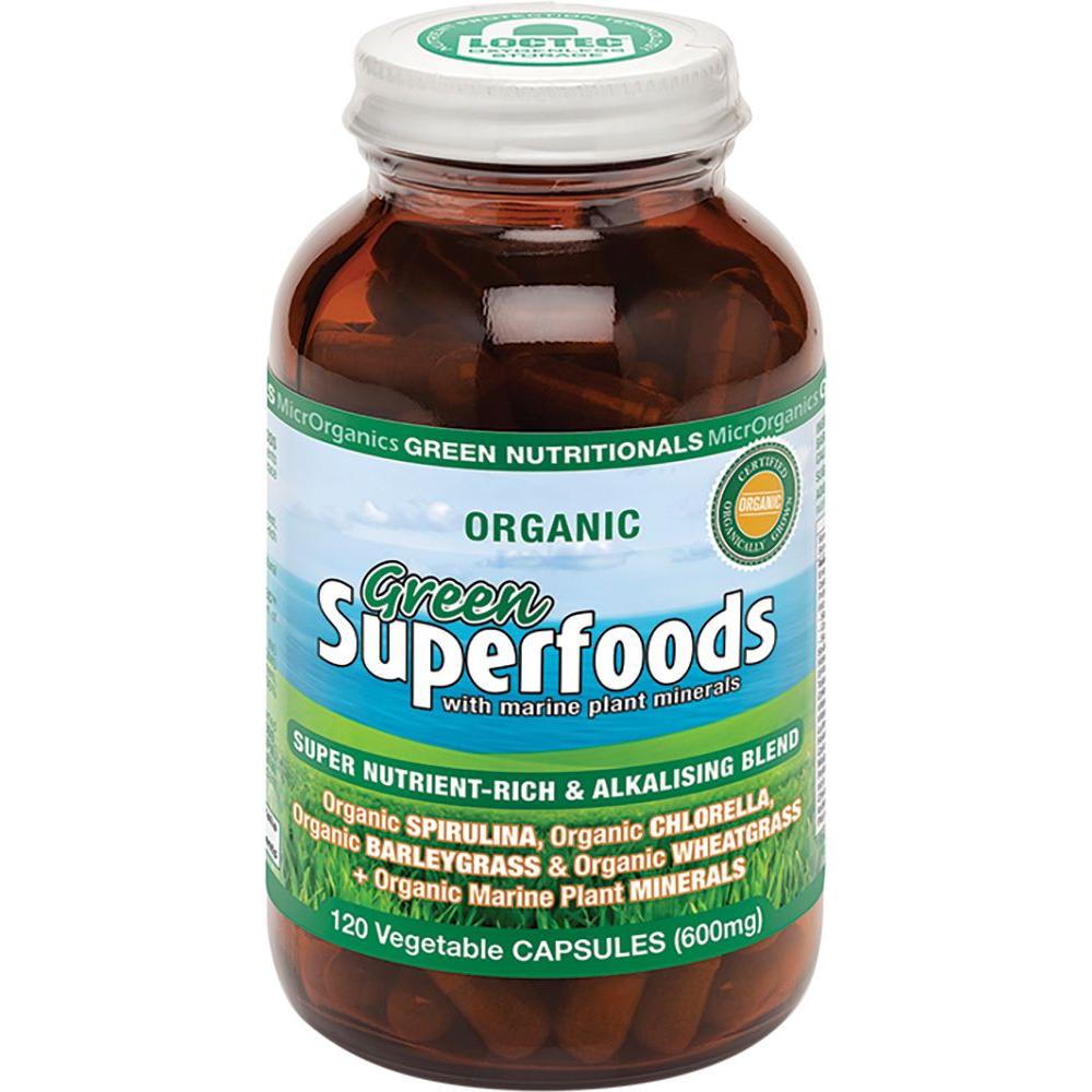 Green Nutritionals Green Superfoods VegeCaps (600mg) 120