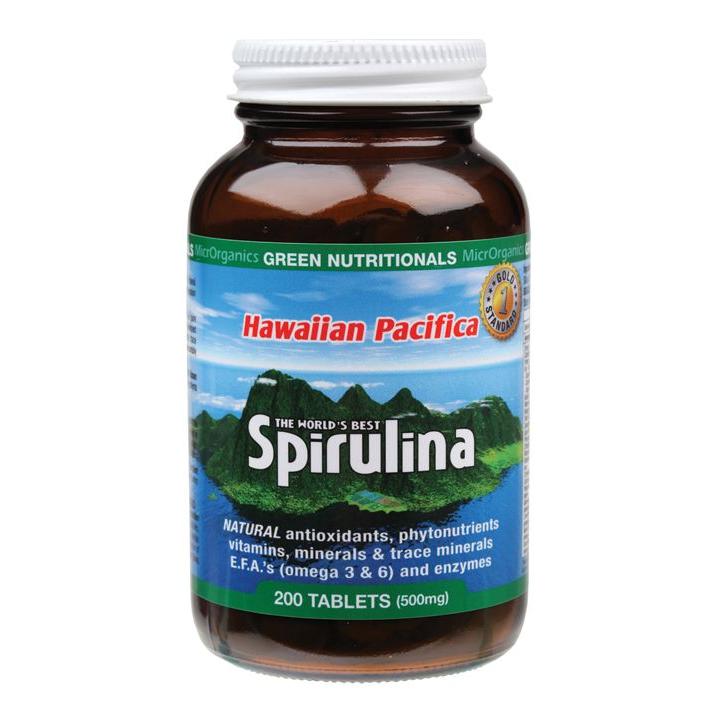 Green Nutritionals Spirulina Tablets (500mg) 200TB