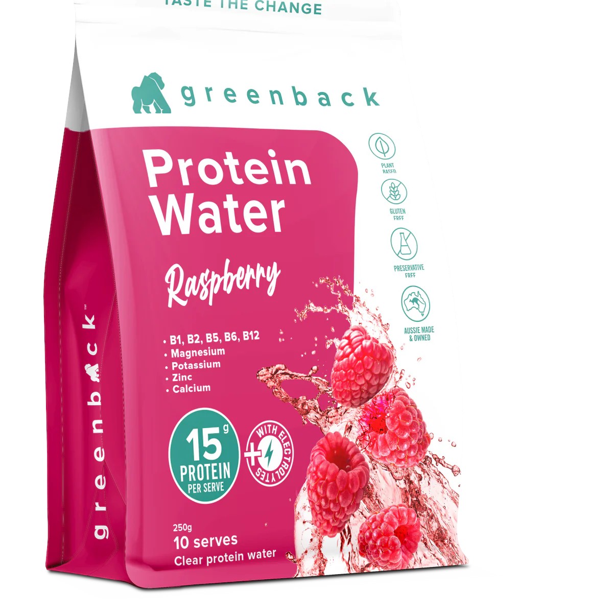 Greenback Protein Water Ras250
