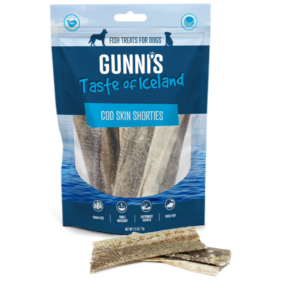 Gunni's Cod Skin Shorties Dog Treat 71g