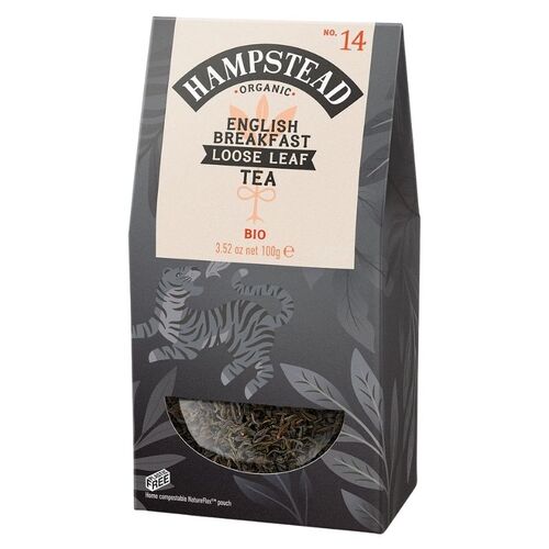 Hampstead Tea English Breakfast Leaf Tea Pouch 100g