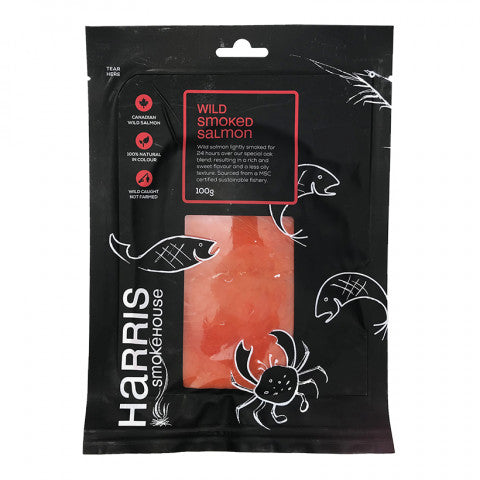 Harris Smokehouse Wild Smoked Salmon 100g