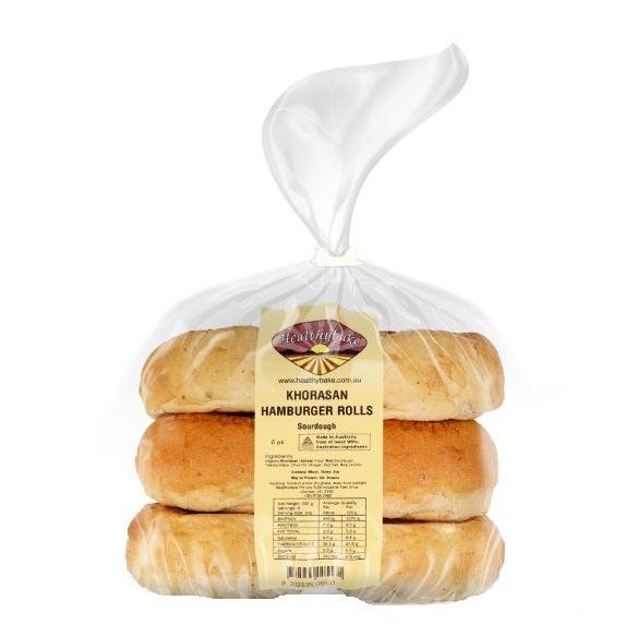 Healthybake Khorasan Burger Rolls 6p