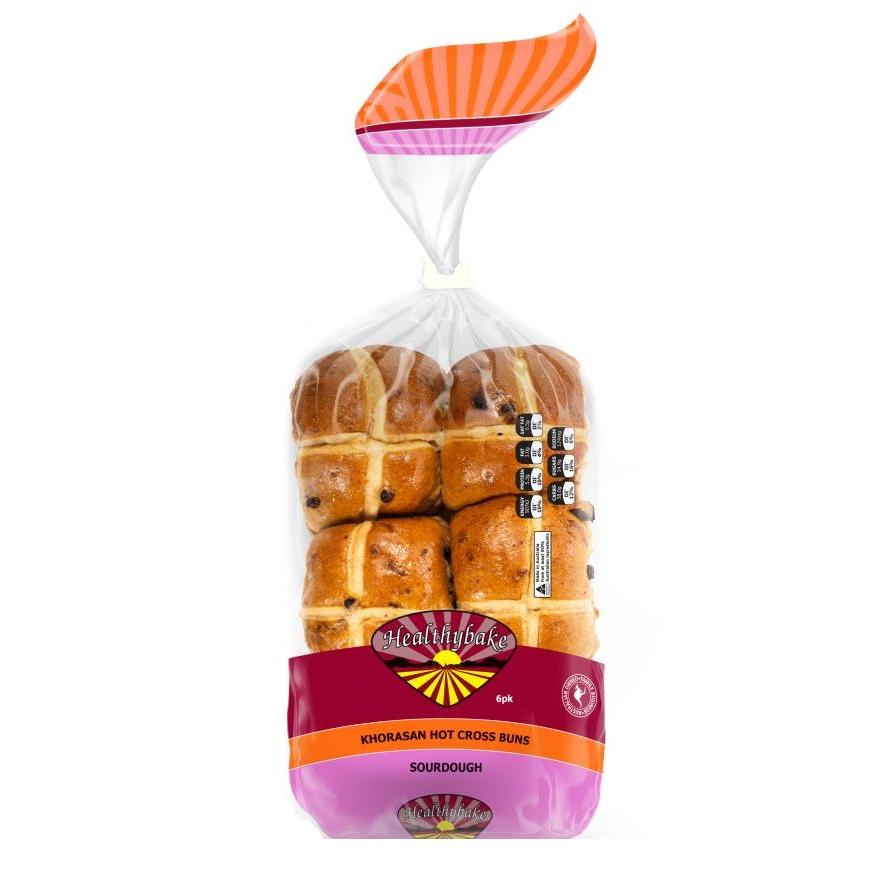 Healthybake Khorasan Hot Cross Bun Sourdough