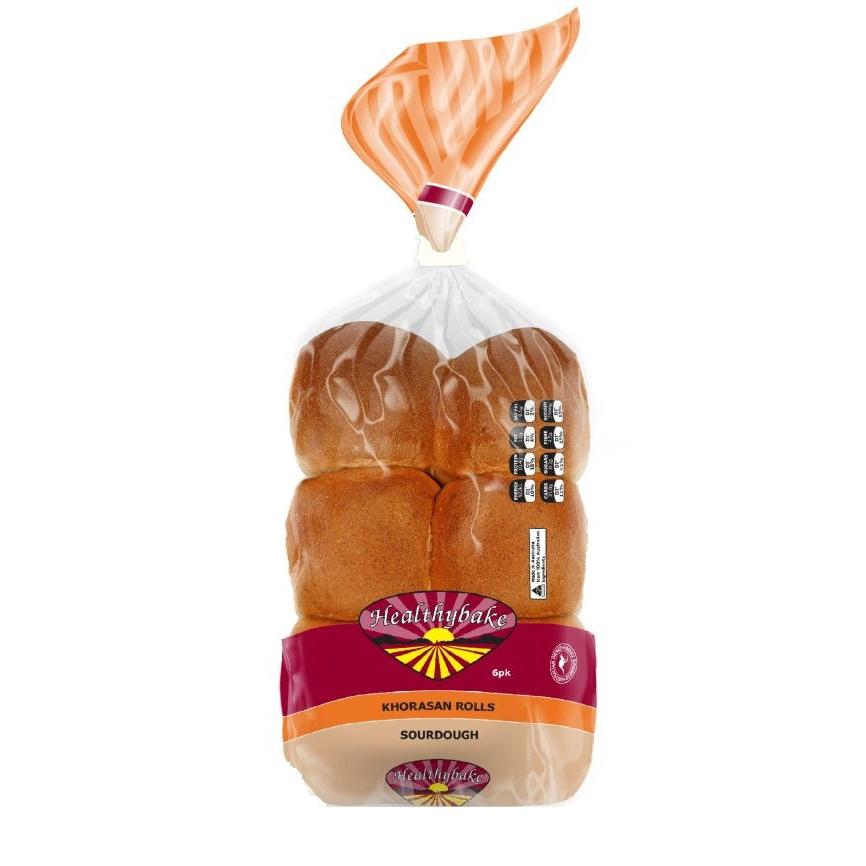 Healthybake Khorasan Rolls Sourdough