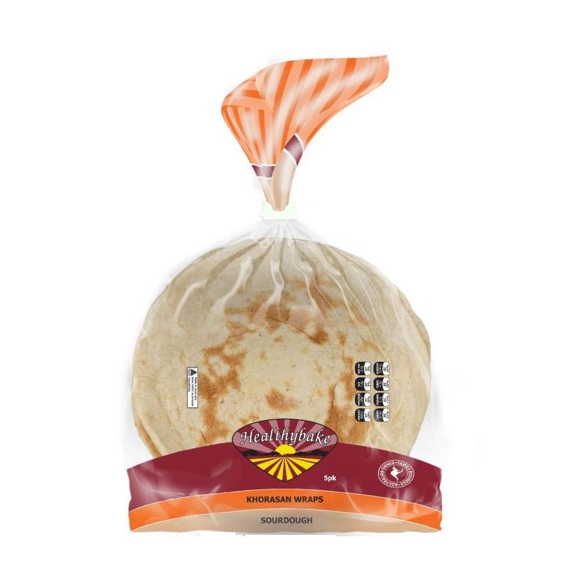 Healthybake Khorasan Wraps 5p