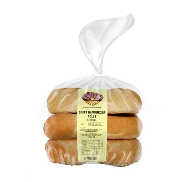 Healthybake Spelt Hamburger Rolls