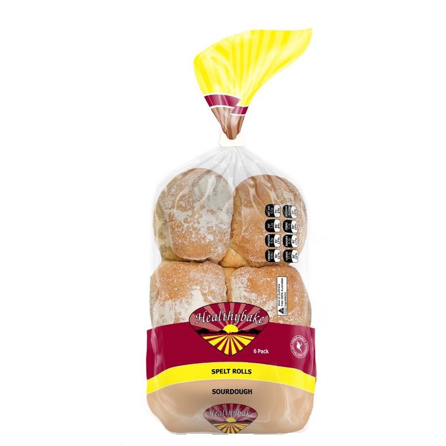 Healthybake Spelt Rolls 6P