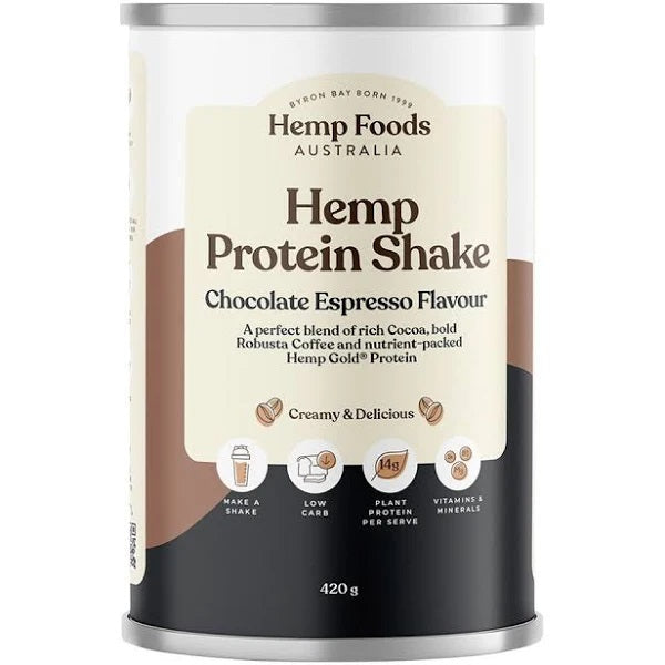 Hemp Foods Australia Hemp Protein Chocolate Espresso 420g