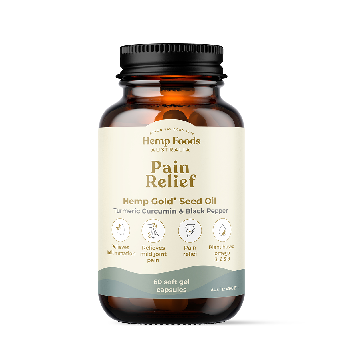 Hemp Foods Australia Pain Relief 60c