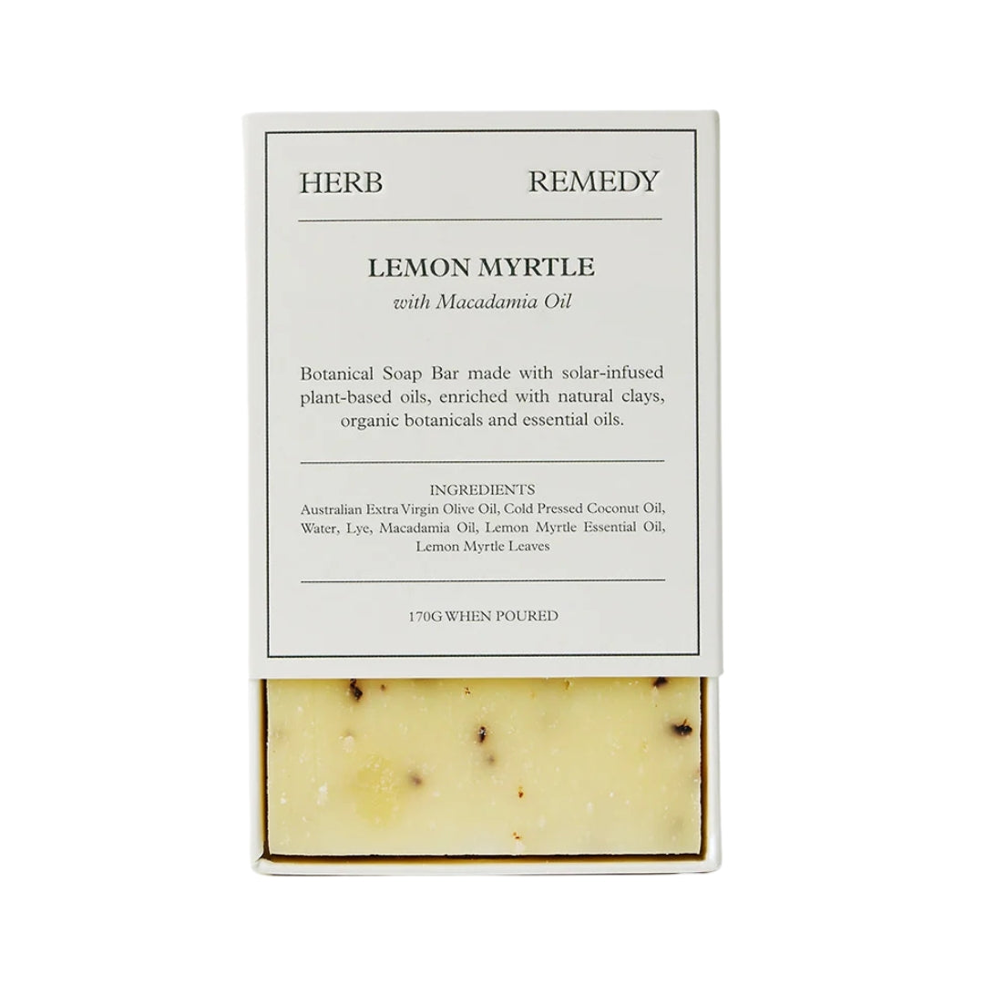 Herb Remedy Lemon Myrtle with Macadamia Oil Soap 170g