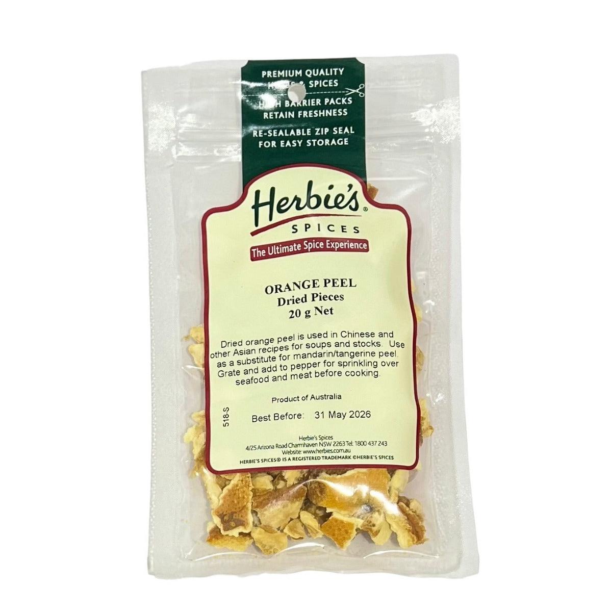 Herbies Orange Peel 20g