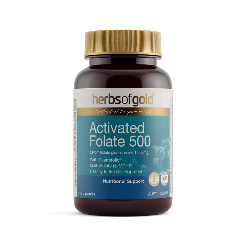 Herbs of Gold Activated Folate 500 60c