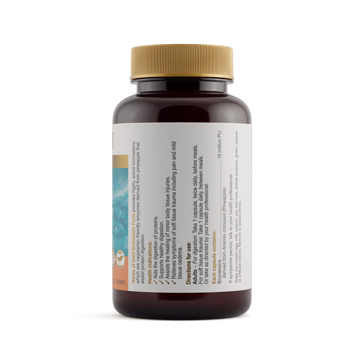 Herbs of Gold Bromelain Forte 60c