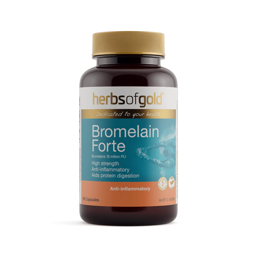 Herbs of Gold Bromelain Forte 60c