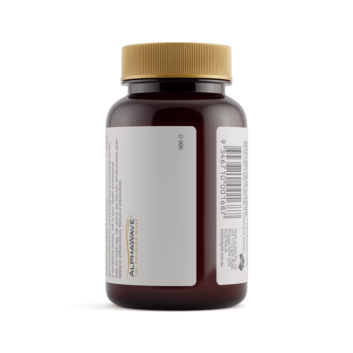 Herbs of Gold L-theanine 200mg 30 Capsules