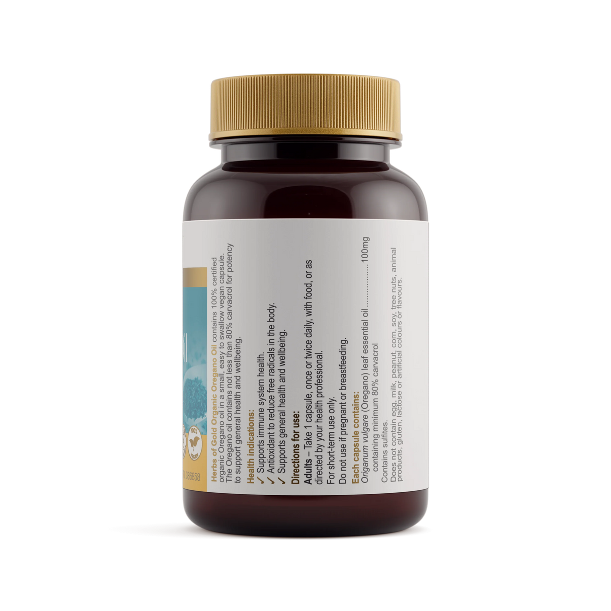 Herbs of Gold Oregano Oil 60c