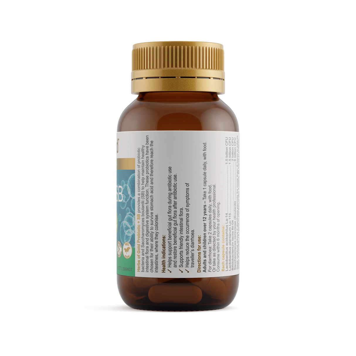 Herbs of Gold Probiotic + SB 60c