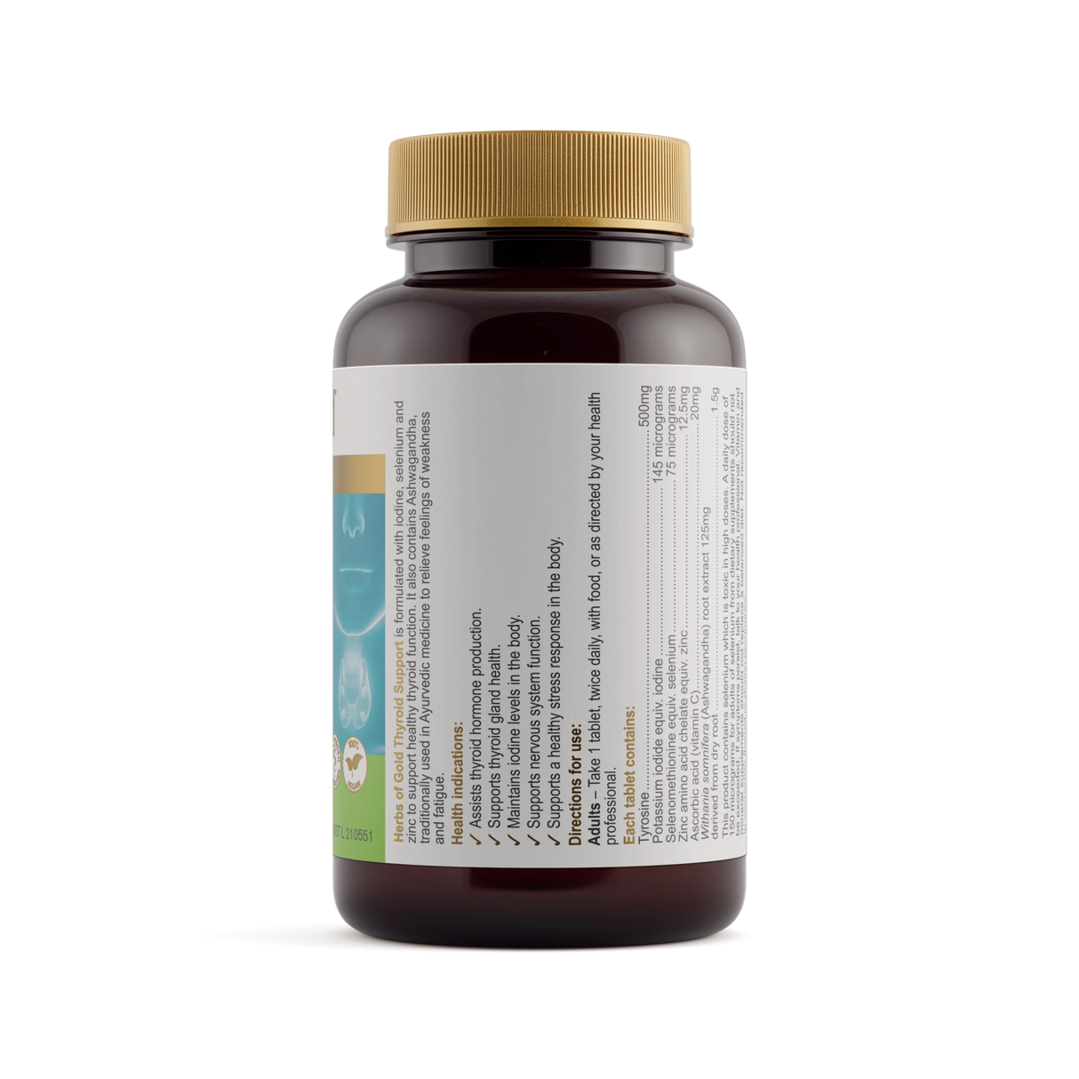 Herbs of Gold Thyroid Support 60t