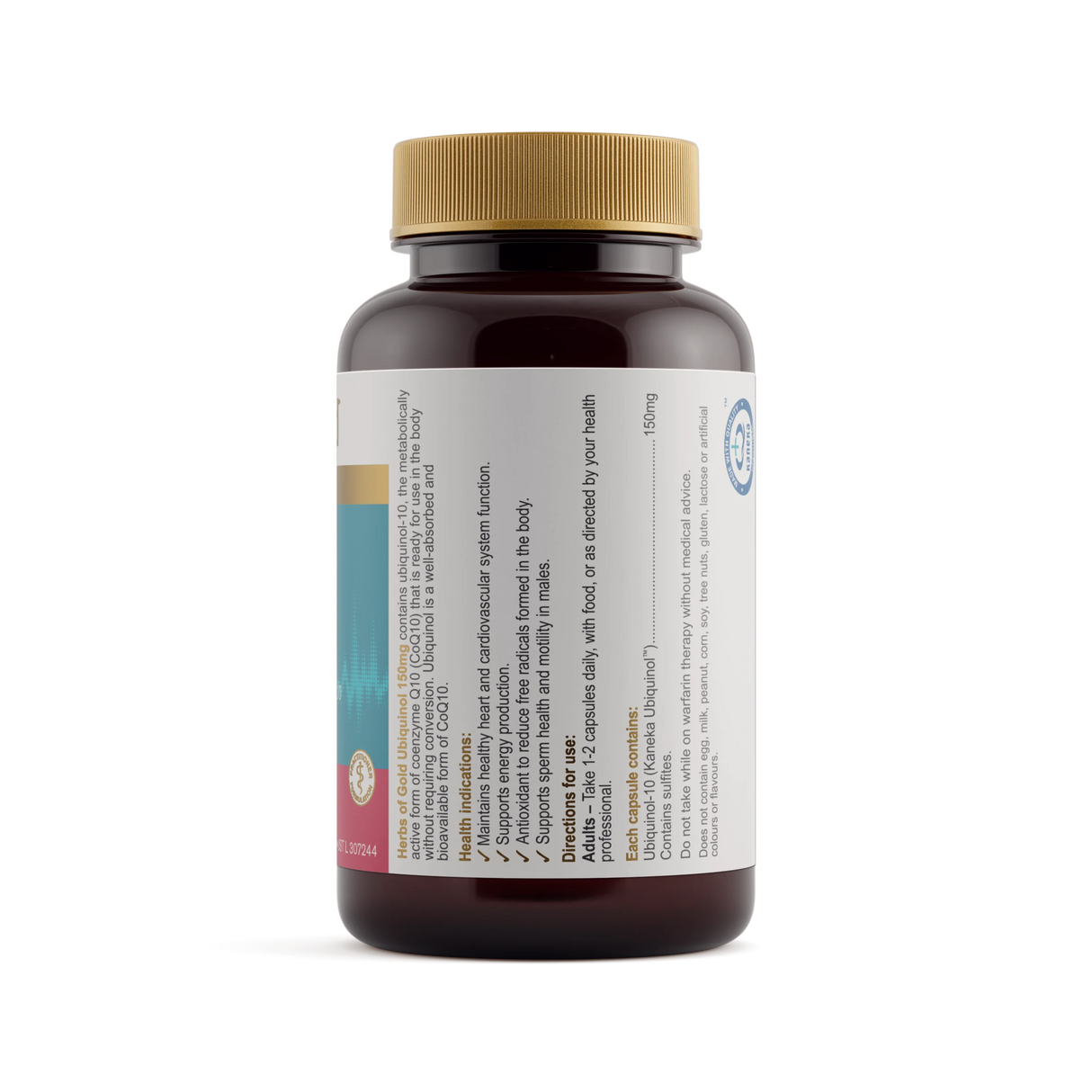 Herbs of Gold Ubiquinol 60c
