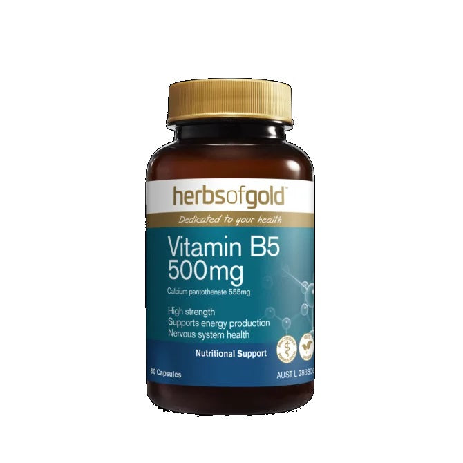 Herbs of Gold Vitamin B5 500mg 60c