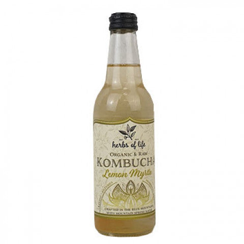 Herbs of Life Kombuchha Lemon & Myrtle 330ml