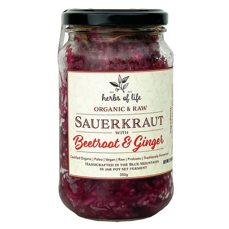 Herbs of Life Sauerkraut Beet Ginger 350g