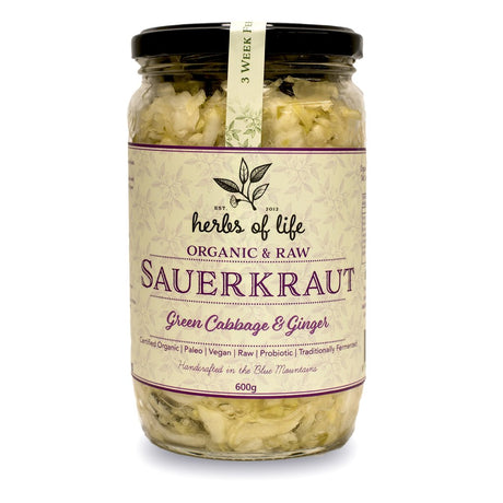 Herbs of Life Sauerkraut Ginger 600g