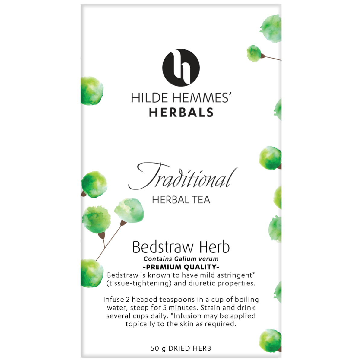 Hilde Hemmes Herbals Bedstraw Herb 50g