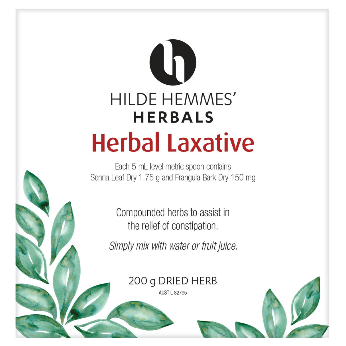 Hilde Hemmes Herbals Laxative Mix 200g